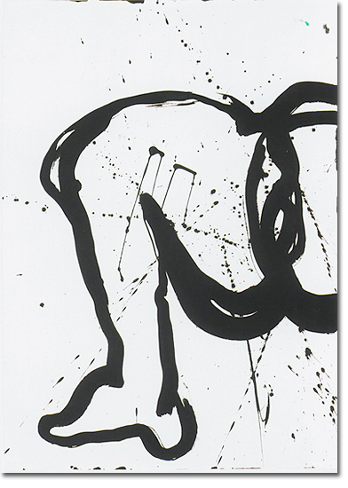 Untitled  (1984) – Acrylic on paper