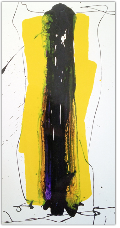 Untitled  (1986) – Acrylic on paper