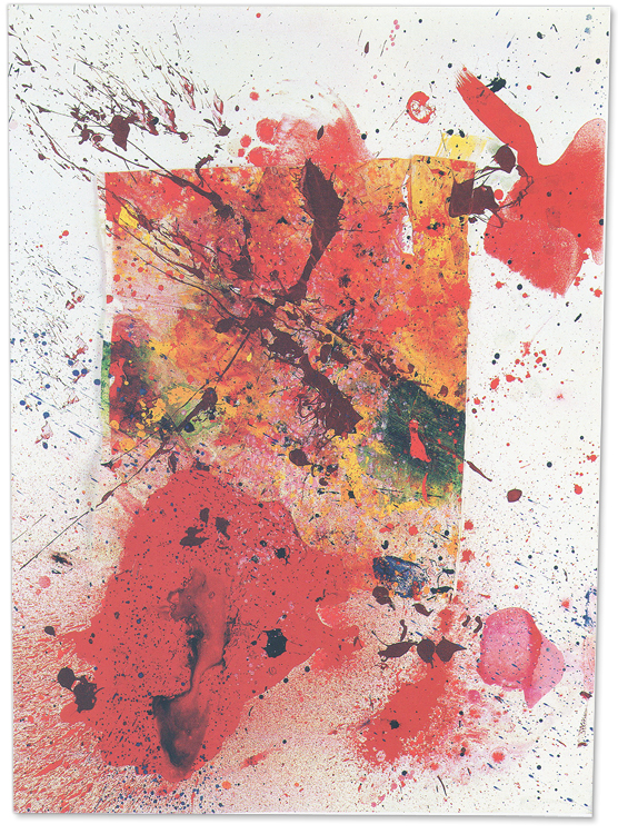 Untitled  (1990) – Acrylic on paper