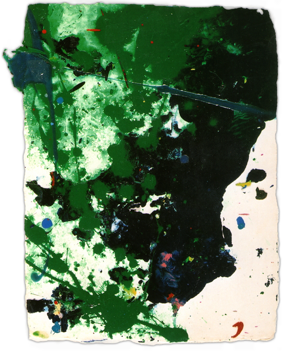 Untitled  (1990) – Acrylic on paper