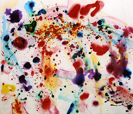 Untitled  (1973) – Acrylic on paper