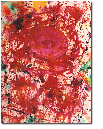 Untitled  (1990) – Acrylic on paper